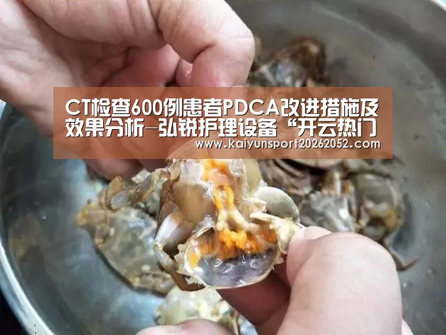 CT检查600例患者PDCA改进措施及效果分析-弘锐护理设备“开云热门”